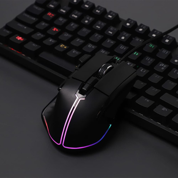 에이투 AG0103 고감도 RGB 유선 USB 게이밍 마우스 컴퓨터 PC 노트북