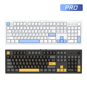 에이투 GK5 프로 유무선 게이밍키보드 LED 기계식 USB 풀배열 발로란트 오버워치 GK5PRO 오테뮤 그레이축