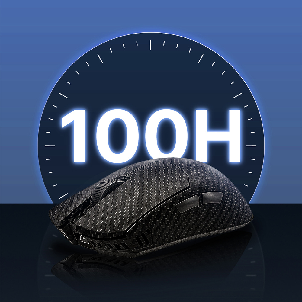 에이투 GM7 CARBON 49g 초경량 8K 유무선 블루투스 게이밍 마우스 OMRON 광학 스위치 CF 블랙 카본